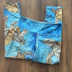 Eagle Rock Werkshop turtle Capris leggings XS
